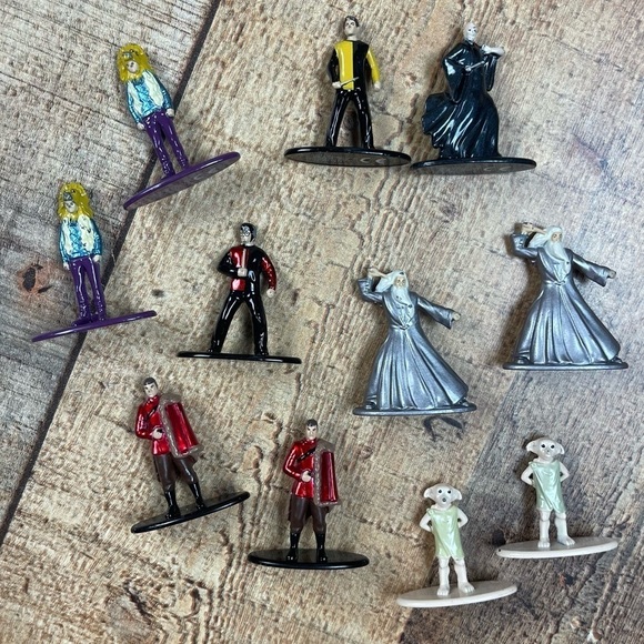 Jada Toys Harry Potter Metal Mini Action Figure Set Display Decor Nano Figures - Picture 1 of 7
